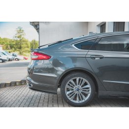 Накладки сплиттеры боковые на задний бампер на Ford Mondeo V Vignale